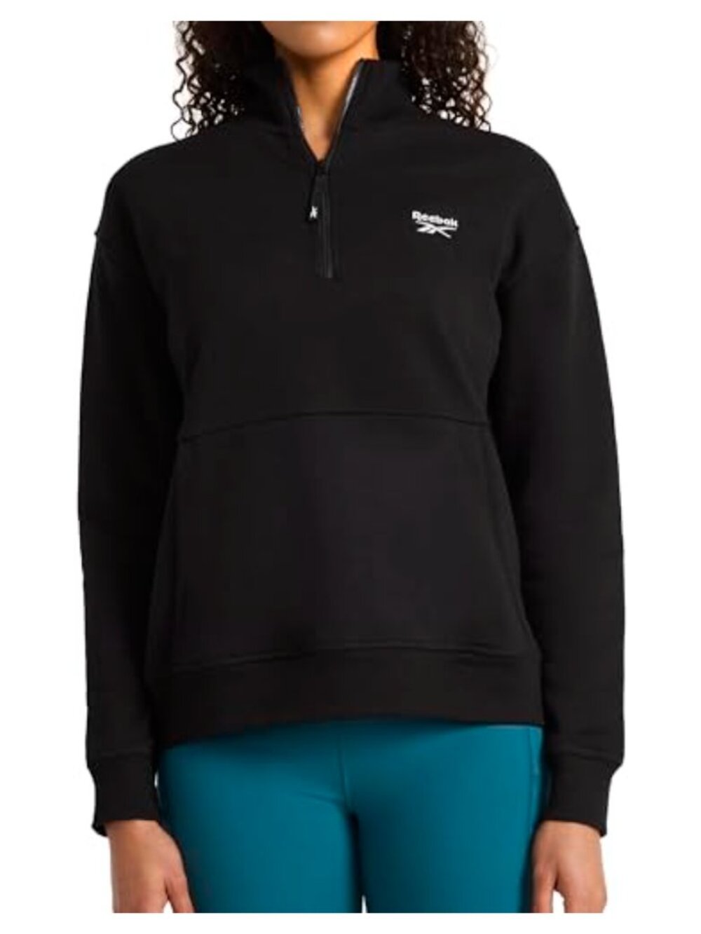 Classic Half-Zip Sweatshirt Midweight Cotton-Poly Fleece Standard Fit